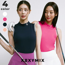 ゼクシィミックス xexymix ゴルフ ウェア レディース ゴルフウェア レディース GOLF ノースリーブ トップス ゴルファー ゴルフ女子 韓国 ゴルフ おしゃれ ゴルフ かわいい ゴルフ ブランド ゼクシーミックス GT3016G