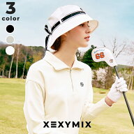 ゼクシィミックス xexymix ゴルフ ウェア レディース ゴルフウェア レディース GOLF バケットハット リボ…