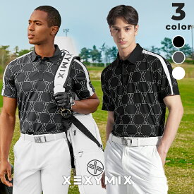 ゼクシィミックス メンズ xexymix mens 半袖 ポロシャツ トップス ゴルフウェア メンズ ゴルフ スポーツウェア メンズ トレーニングウェア メンズ フィットネスウェア メンズ ランニングウェア メンズ ジムウェア メンズ GOLF ゼクシーミックス GT2242H