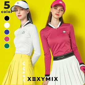 ゼクシィミックス xexymix ゴルフ ウェア レディース ゴルフウェア レディース GOLF 長袖 トップス ゴルファー ゴルフ女子 韓国 ゴルフ おしゃれ ゴルフ かわいい ゴルフ ブランド ゼクシーミックス GT7004H