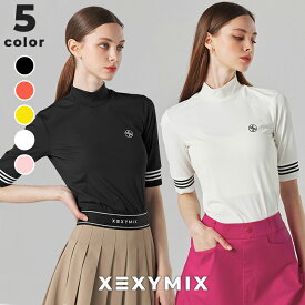 ゼクシィミックス xexymix ゴルフ ウェア レディース ゴルフウェア レディース GOLF 半袖 トップス ゴルファー ゴルフ女子 韓国 ゴルフ おしゃれ ゴルフ かわいい ゴルフ ブランド ゼクシーミックス XGFST02H1