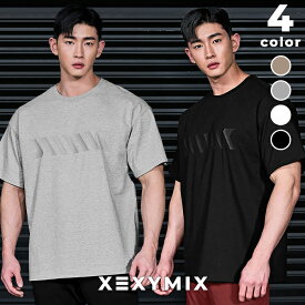 ゼクシィミックス メンズ xexymix mens 半袖 Tシャツ スポーツウェア メンズ トレーニングウェア メンズ フィットネスウェア メンズ ランニングウェア メンズ ジムウェア メンズ 筋トレ トレーニー ボディービル ゼクシーミックス XT2222H