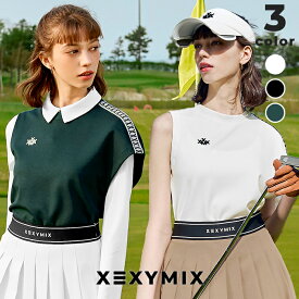 ゼクシィミックス xexymix ゴルフ ウェア レディース ゴルフウェア レディース GOLF ベスト トップス ゴルファー ゴルフ女子 韓国 ゴルフ おしゃれ ゴルフ かわいい ゴルフ ブランド ゼクシーミックス XGFSL01H2