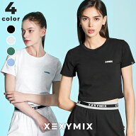 ゼクシィミックス xexymix 半袖 Tシャツ ヨガウェア トップス ヨガトップス ピラティスウェア スポーツウ…