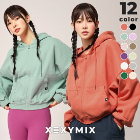 ゼクシィミックス xexymix 裏起毛 パーカー スウェット ヨガウェア トップス ピラティスウェア スポーツウェア レディース トレーニングウェア レディース フィットネスウェア レディース ランニングウェア レディース ジムウェア レディース ゼクシーミックス XA5127N