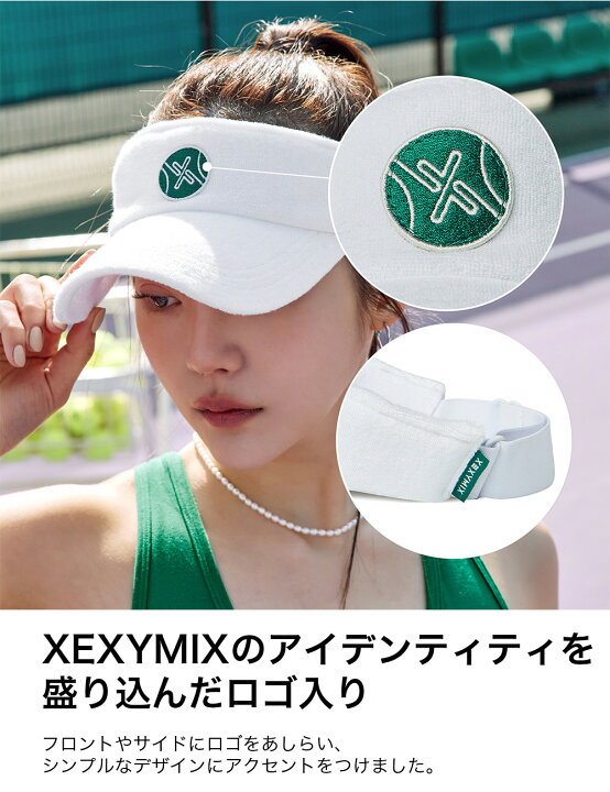 無料配送 ◆ XEXYMIX ◆ Ribbon Slide Visor サンバイザー