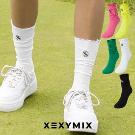 ゼクシィミックス xexymix ゴルフ ウェア レディース ゴルフウェア レディース GOLF ゴルフ ソックス ゴルフソックス 靴下 くつ下 ゴルファー ゴルフ女子 韓国 ゴルフ おしゃれ ゴルフ かわいい ゴルフ ブランド ゼクシーミックス xgfgs03h0