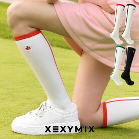 ゼクシィミックス xexymix ゴルフ ウェア レディース ゴルフウェア レディース GOLF ゴルフ ソックス ゴルフソックス 靴下 くつ下 ゴルファー ゴルフ女子 韓国 ゴルフ おしゃれ ゴルフ かわいい ゴルフ ブランド ゼクシーミックス xgfns04h0
