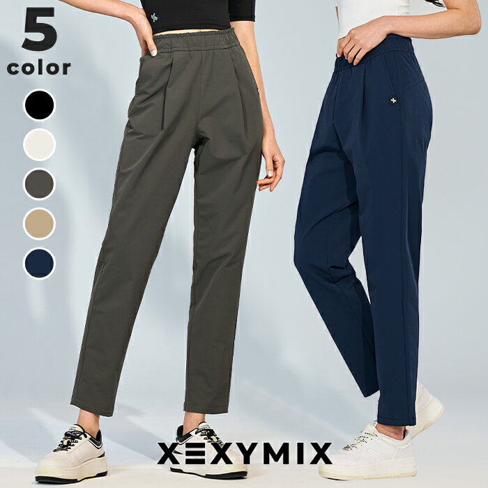 ゼクシィミックスxexymix裏起毛テーパードパンツボトムススポーツウェアレディーストレーニングウェアレディースフィットネスウェアレディースランニングウェアレディースジムウェアレディースゼクシーミックスxtftp06h4