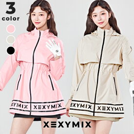 ゼクシィミックス xexymix ゴルフ ウェア レディース ゴルフウェア レディース GOLF レインコート ウィンドブレーカー アウター ジャケット ゴルファー ゴルフ女子 韓国 ゴルフ おしゃれ ゴルフ かわいい ゴルフ ブランド ゼクシーミックス xgfjk03j1