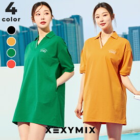 【クーポン利用30％OFF】ゼクシィミックス xexymix 半袖 ワンピース スポーツウェア レディース トレーニングウェア レディース フィットネスウェア レディース ランニングウェア レディース ジムウェア ヨガウェア ピラティスウェア テニスウェア ゼクシーミックスxtfop02j2