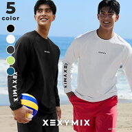 ゼクシィミックス メンズ xexymix mens 長袖 Tシャツ ロンT ラッシュガード メンズ 水着 メンズ スイムウ…