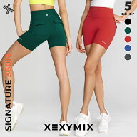 ゼクシィミックス xexymix ショートレギンス 3分丈 レギンス ヨガウェア スポーツウェア レディース トレ…