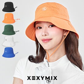 ゼクシィミックス xexymix ゴルフ ウェア レディース ゴルフウェア レディース GOLF バケットハット 取り外し紐付き ゴルフキャップ 帽子 ゴルファー ゴルフ女子 韓国 ゴルフ おしゃれ ゴルフ かわいい ゴルフ ブランド ゼクシーミックス xgucp06j0