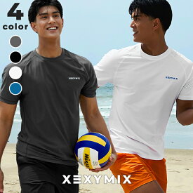 ゼクシィミックス メンズ xexymix mens 半袖 Tシャツ スポーツウェア メンズ トレーニングウェア メンズ フィットネスウェア メンズ ランニングウェア メンズ ジムウェア メンズ 筋トレ トレーニー ボディービル ゼクシーミックス xsmrt02j2 速乾