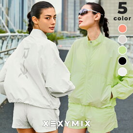 ゼクシィミックス xexymix ウィンドブレーカー ジャケット アウター スポーツウェア レディース トレーニングウェア レディース フィットネスウェア レディース ランニングウェア レディース ジムウェア レディース テニスウェア レディース xwfjk10j2