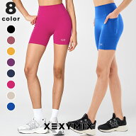 ゼクシィミックス xexymix ショートレギンス 3.5分丈 バイカーショーツ ヨガウェア スポーツウェア レデ…