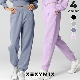 【OUTLET】ゼクシィミックス xexymix 裏起毛 ジョガーパンツ スウェットパンツ ヨガウェア ピラティスウェア スポーツウェア レディース トレーニングウェア レディース フィットネスウェア ランニングウェア ジムウェア ゼクシーミックス xtftp12j3【40】