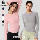 ゼクシィミックス xexymix ヨガウェア 長袖 ヨガウェア 冬 ヨガウェア トップス スポーツウェア レディース 長袖 トレ…