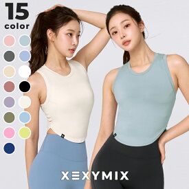 ゼクシィミックス xexymix ノースリーブ ヨガウェア トップス ヨガトップス ピラティス ホットヨガ スポーツウェア レディース トレーニングウェア レディース フィットネスウェア レディース ランニングウェア レディース ジムウェア レディース ゼクシーミックス XT4354G