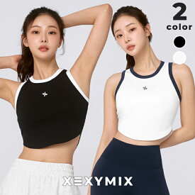 ゼクシィミックス xexymix ノースリーブ ヨガウェア トップス ヨガトップス ピラティス ホットヨガ スポーツウェア レディース トレーニングウェア レディース フィットネスウェア レディース ランニングウェア レディース ジムウェア レディース ゼクシーミックス XTFSL07J3