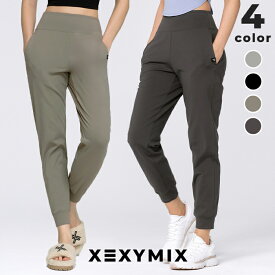 【OUTLET】ゼクシィミックス xexymix ジョガーパンツ ヨガパンツ ヨガウェア ピラティスウェア スポーツウェア レディース トレーニングウェア フィットネスウェア ランニングウェア ジムウェア ゼクシーミックス xwftp02j3【40】
