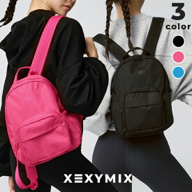 ゼクシィミックス xexymix シンボルロゴ入り コンパクト リュック ファスナー付き バックパック デイパック かばん 鞄 韓国 トレンド ゼクシーミックス XUK5AB1602
