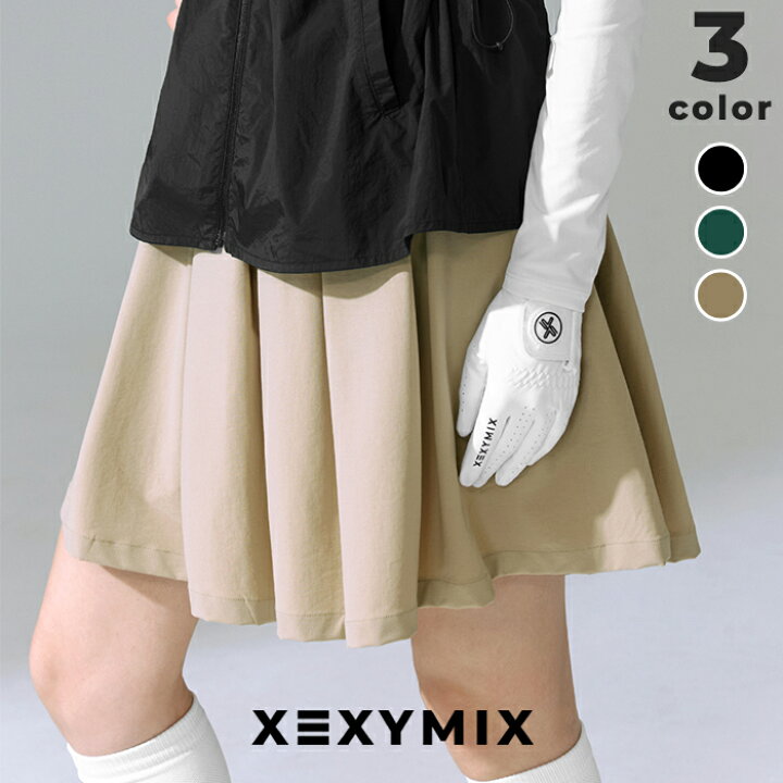 楽天市場】【OUTLET】ゼクシィミックス xexymix ゴルフ プリーツ 