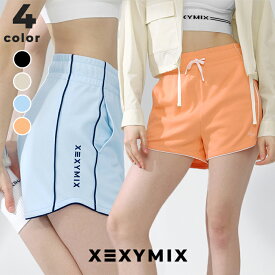 ゼクシィミックス xexymix ショートパンツ ハーフパンツ レディース UVカット 吸汗速乾 ボトムス ショート丈 ヨガウェア スポーツウェア トレーニングウェア テニスウェア フィットネスウェア ランニングウェア ジムウェア ゼクシーミックス XFK2PS1103