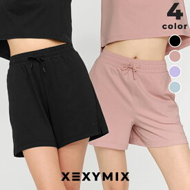 ゼクシィミックス xexymix ショートパンツ ハーフパンツ レディース セットアップ可 UVカット 吸汗速乾 ボトムス ショート丈 ヨガウェア スポーツウェア トレーニングウェア ランニングウェア ジムウェア 普段着 旅行 アウトドア ゼクシーミックス XFK2PS1105
