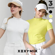 ゼクシィミックス xexymix 半袖 ゴルフウェア レディース かわいい ゴルフ トップス Tシャツ おしゃれ UV…