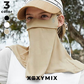 ゼクシィミックス xexymix フェイスカバー UVカット 接触冷感 マスク おしゃれ 日よけ マスク テニス ゴルフ ランニング 登山 バイク トレッキング スポーツ ガーデニング ひんやり 息苦しくない フルカバー ネックガード フェイスガード ゼクシーミックス XUK5AK1701