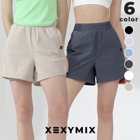 【OUTLET】ゼクシィミックス xexymix ショートパンツ ウエストバンド ボトムス ショート丈 レディース ハーフパンツ ヨガパンツ ヨガウェア スポーツウェア ピラティスウェア トレーニングウェア ランニングウェア ジムウェア ゼクシーミックス XFK2PS1107　【20】