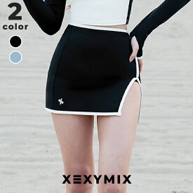 ゼクシィミックス xexymix 水着 レディース スカート 水陸両用 UVカット ビキニ スイムウェア スポーティー スポーツウェア ウォータースポーツ 海 プール 耐塩素 夏 体型カバーゼクシーミックス XFK2WK1401