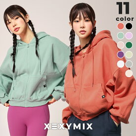 ゼクシィミックス xexymix 裏起毛 パーカー スウェット ヨガウェア トップス ピラティスウェア スポーツウェア レディース トレーニングウェア レディース フィットネスウェア レディース ランニングウェア レディース ジムウェア レディース ゼクシーミックス XA5127N