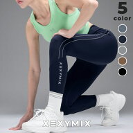 【OUTLET】ゼクシィミックス xexymix レギンス ポケット付き ダブルパイピング UVカット ランニングレギ…