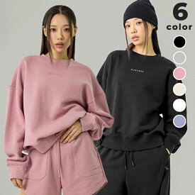 ゼクシィミックス xexymix トレーナー レディース 裏起毛 長袖 ルーズフィット スウェット ヨガウェア トップス ピラティスウェア スポーツウェア トレーニングウェア レディース フィットネスウェア ジムウェア ゼクシーミックス xfk3tl1113