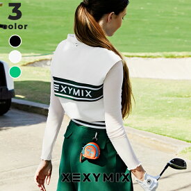 ゼクシィミックス xexymix ゴルフ ウェア レディース ゴルフウェア レディース GOLF ベスト トップス ゴルファー ゴルフ女子 韓国 ゴルフ おしゃれ ゴルフ かわいい ゴルフ ブランド ゼクシーミックス xgfvt04j1