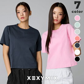 ゼクシィミックス xexymix 半袖 Tシャツ ヨガウェア トップス ヨガトップス ピラティスウェア スポーツウェア レディース トレーニングウェア フィットネスウェア ランニングウェア ジムウェア ゼクシーミックス xtfst08j2