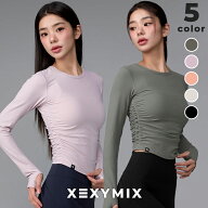 ゼクシィミックス xexymix ヨガウェア 長袖 ヨガウェア 冬 ヨガウェア トップス スポーツウェア レディー…