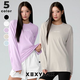 ゼクシィミックス xexymix ヨガウェア 長袖 ヨガウェア 冬 ヨガウェア トップス スポーツウェア レディース 長袖 トレーニングウェア フィットネスウェア ランニングウェア 冬 ジムウェア ゼクシーミックス xtflt01j1