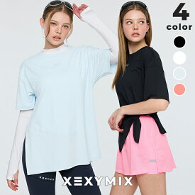 【OUTLET】ゼクシィミックス xexymix 半袖 ランニングウェア トップス レディース UVカット 速乾性 Tシャツ 夜ラン リフレクター入り ヨガウェア ピラティスウェア スポーツウェア トレーニングウェア ジムウェア ゼクシーミックス xfl2ts1002【20】