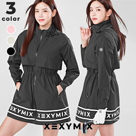 ゼクシィミックス xexymix ゴルフ ウェア レディース ゴルフウェア レディース GOLF レインコート ウィンドブレーカー アウター ジャケット ゴルファー ゴルフ女子 韓国 ゴルフ おしゃれ ゴルフ かわいい ゴルフ ブランド ゼクシーミックス xgfjk03j1