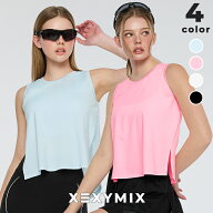 ゼクシィミックス xexymix ノースリーブ バックメッシュ 吸汗速乾 接触冷感 ランニングウェア レディース…