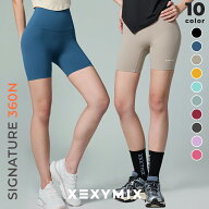 ゼクシィミックス xexymix ショートレギンス 3.5分丈 レギンス ヨガウェア スポーツウェア レディース ト…