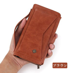 iPhone 14Pro ケース ファスナー iPhone 14 ケース チャック iPhone 14Pro Max ケース 上級 iPhone 14Plus ケース 分離式 iPhone 手帳型ケース ピンク 財布型 ポーチ ジッパー ウォレット メンズ レディース 誕