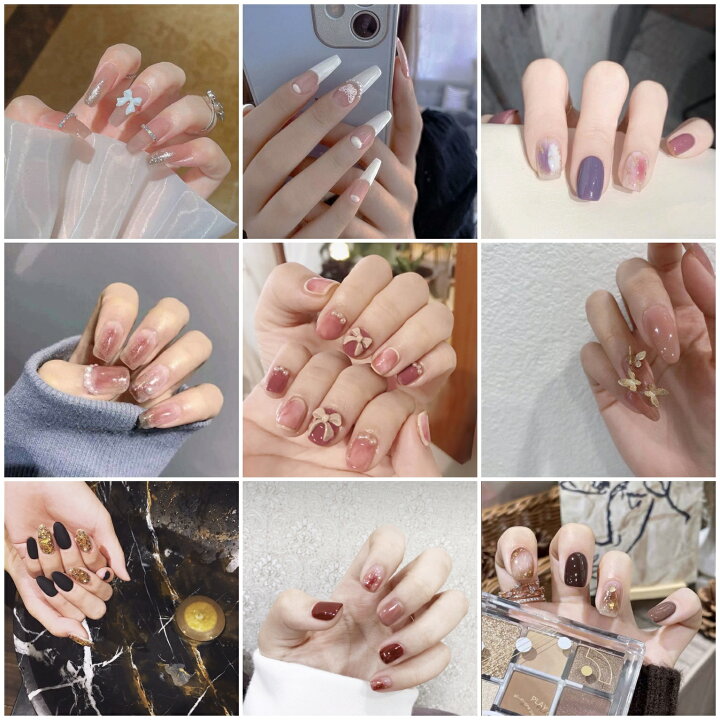 楽天市場】ネイルチップ 福袋 10点セット 大人気 かわいい メイク 2024  