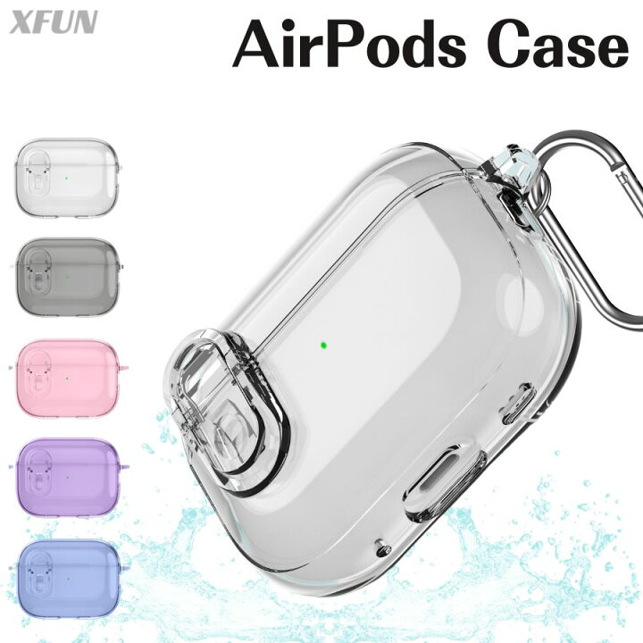 楽天市場】Airpods Pro 3 ケース 透明 ロックボタン airpods 第4世代 