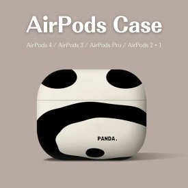 AirPods ケース パンダ AirPods Pro 3 ケース AirPods4 かわいい カバー AirPods4ケース ワイヤレス充電 TPU 保護ケース 動物柄 AirPods 4 ケース シリコンケース AirPods 3 ケース AirPods Pro ケース AirPods 第2世代 カバー アップル イヤホン Apple エアポッズ