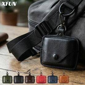 SONY WF-1000XM6 ケース レザー PU 高級感 衝撃吸収 スナップボタン 防水防汗 カラビナ付き 紛失防止 Type-Cケース装着充電 男性女性どちらにもおしゃれ WF-1000XM6 カバー WF-1000XM6ケース